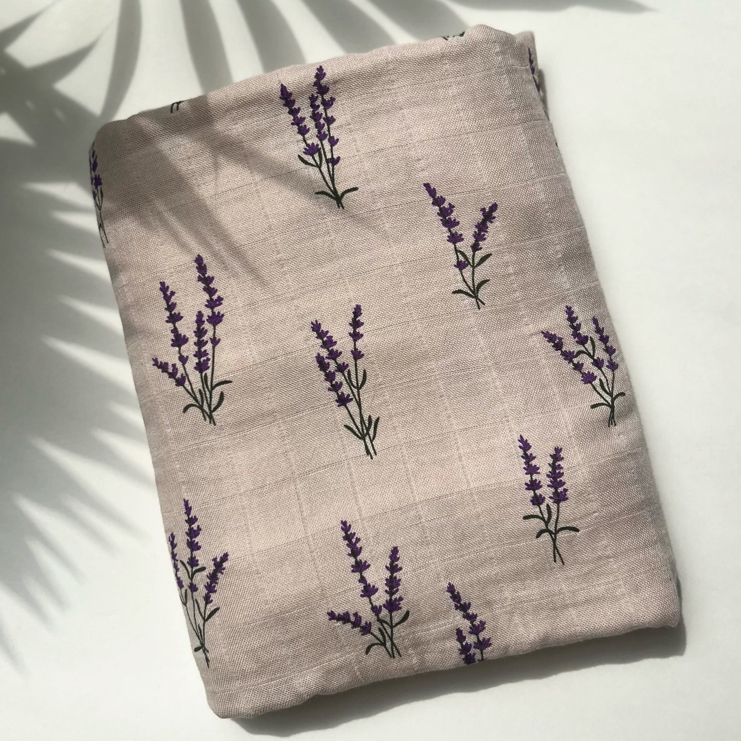 Lavender Bamboo Cotton Swaddle