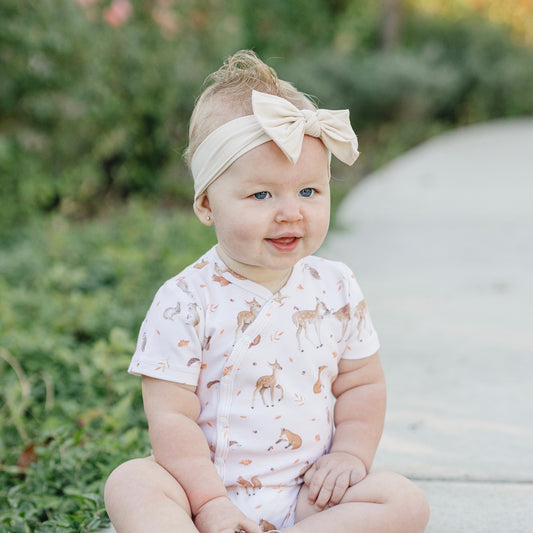 Woodland kimono bodysuit